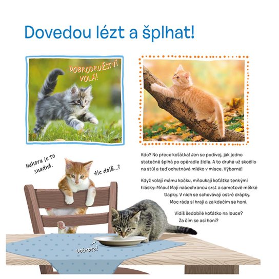 Osahej si kabátek oblíbených zvířátek Mláďátka
