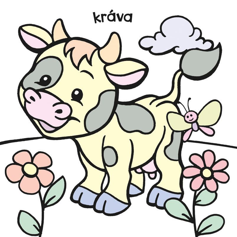 Maluj vodou! Zvířátka na vsi