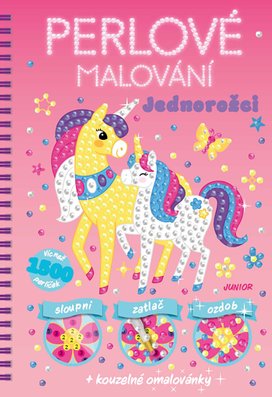 Perlové malování: Jednorožci