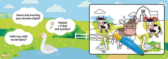 Maluj vodou zas a znova – Zvířátka na vsi