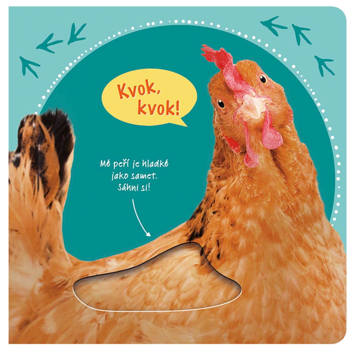 Osahej si kabátek oblíbených zvířátek Na statku