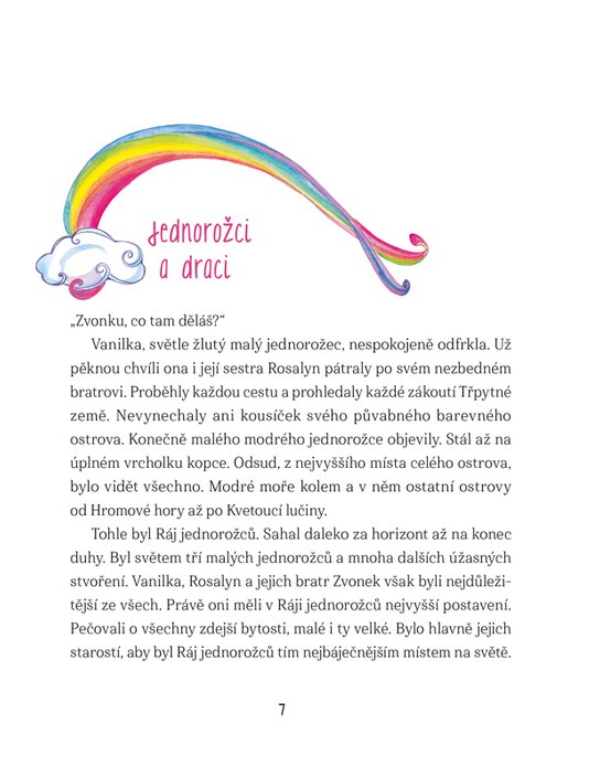Ráj jednorožců Kouzelné přání