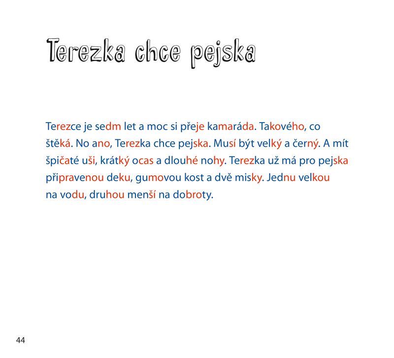Terezka chce pejska