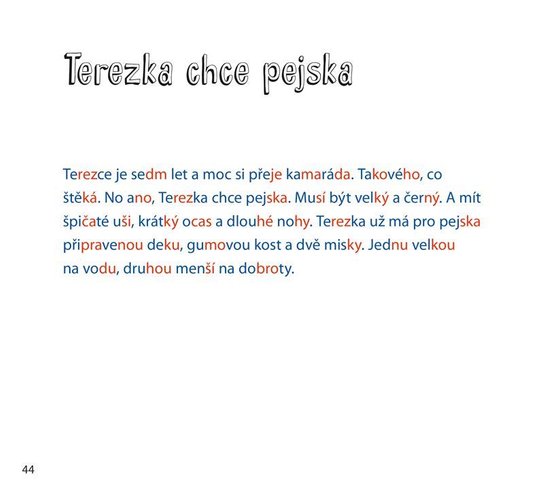 Terezka chce pejska