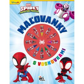 Maľovanky s voskovkami Spidey