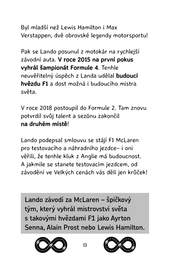 Hvězdy formule 1 - Lando Norris
