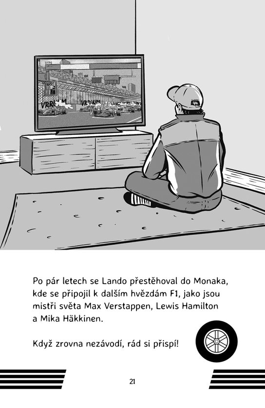 Hvězdy formule 1 - Lando Norris
