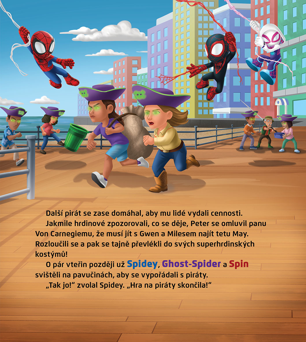 Marvel - Spidey a jeho úžasní přátelé: Nové příběhy před usnutím