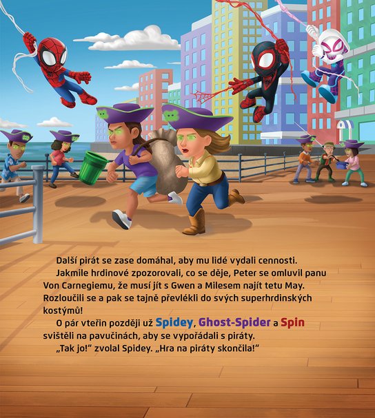 Marvel - Spidey a jeho úžasní přátelé: Nové příběhy před usnutím