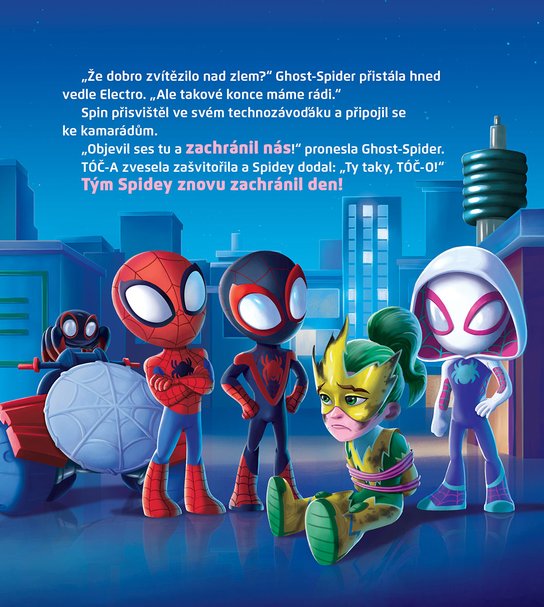 Marvel - Spidey a jeho úžasní přátelé: Nové příběhy před usnutím