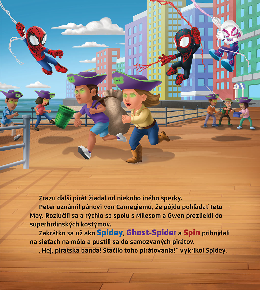 Marvel - Spidey a jeho fantastickí priatelia - Nové príbehy pred spaním