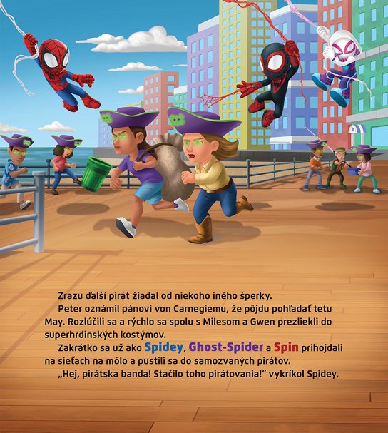 Marvel - Spidey a jeho fantastickí priatelia - Nové príbehy pred spaním