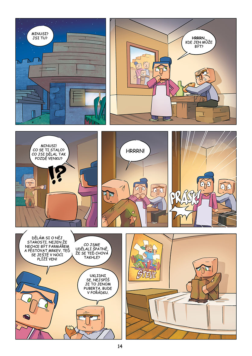 Deník malého Minecrafťáka: komiks komplet 1