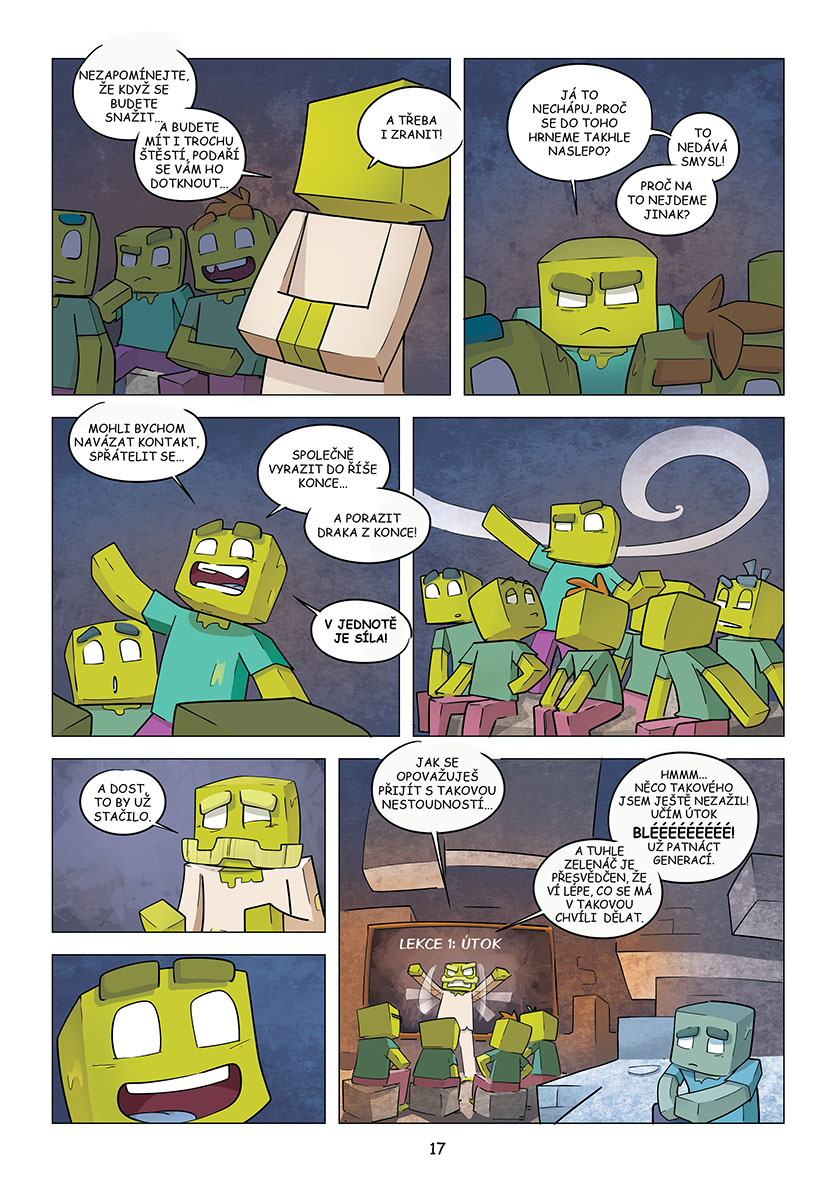 Deník malého Minecrafťáka: komiks komplet 1