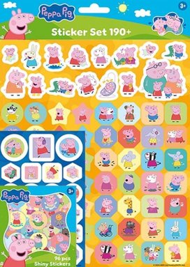 Samolepkový set 190+ Prasátko Peppa