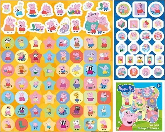 Samolepkový set 190+ Prasátko Peppa
