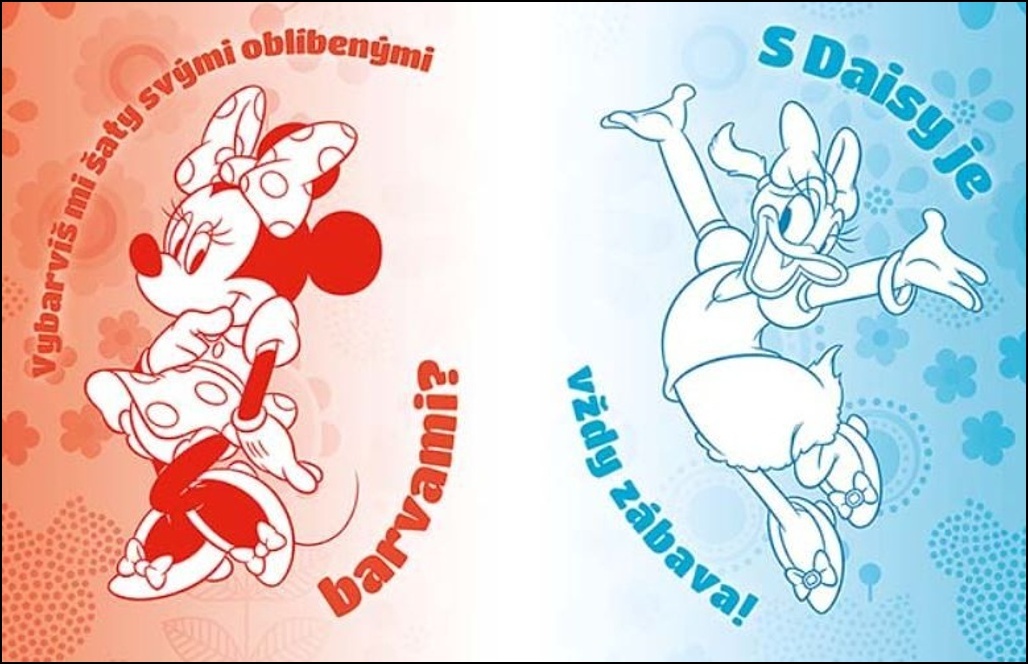Omalovánky a 100 tetování Minnie