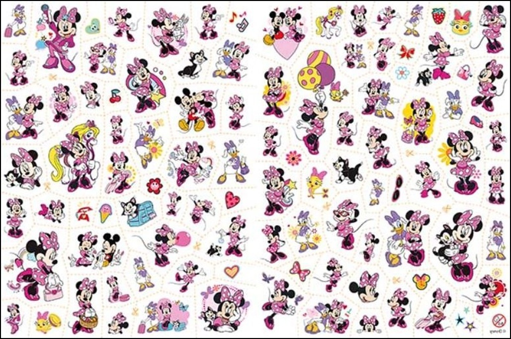 Omalovánky a 100 tetování Minnie