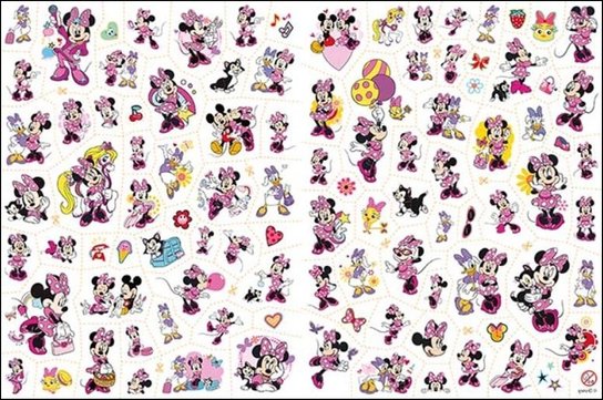 Omalovánky a 100 tetování Minnie