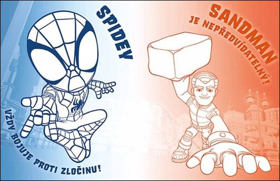 Omalovánky a 100 tetování Spidey
