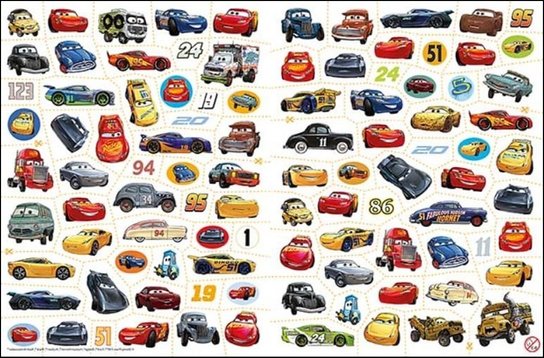 Omalovánky a 100 tetování Auta