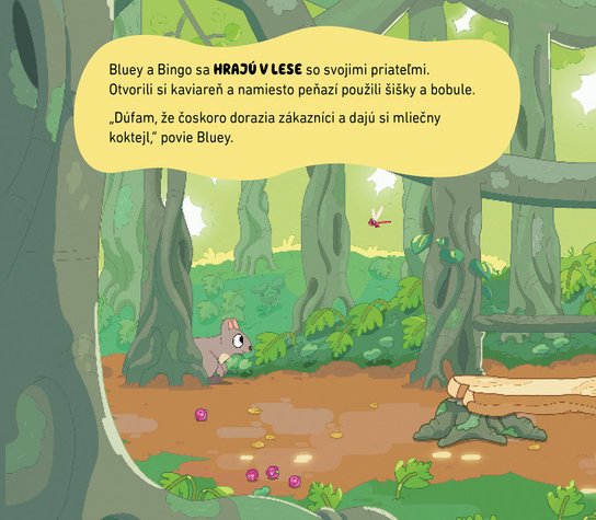 Bluey - Magnetická knižka - Poď sa s nami hrať