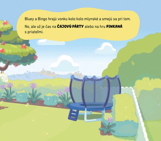 Bluey - Magnetická knižka - Poď sa s nami hrať