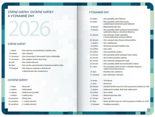 Školní diář 2026-2027 Gamer