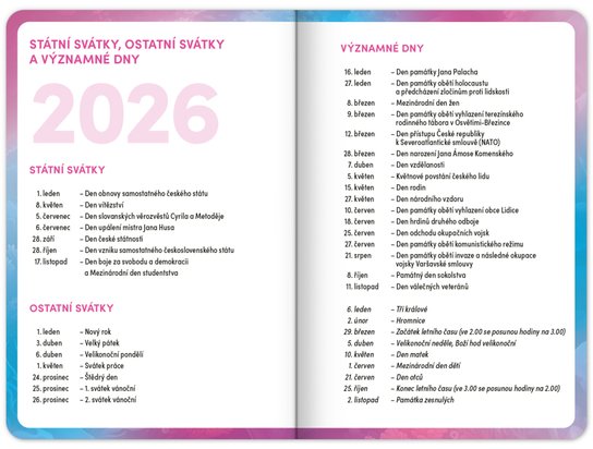 Školní diář Axolotl 2026-2027
