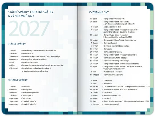 Školní diář 2026-2027 Gamer