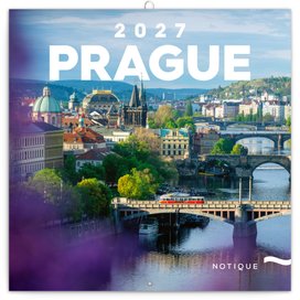 Poznámkový kalendář Praha 2027 - nástěnný kalendář
