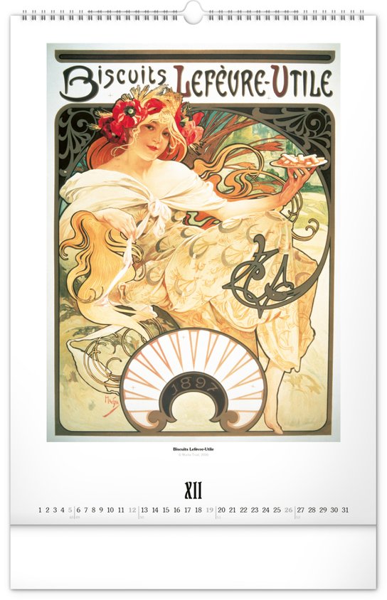 Alfons Mucha 2027 - nástěnný kalendář