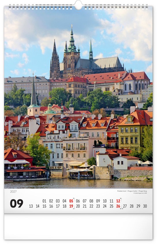 Praha 2027 - nástěnný kalendář