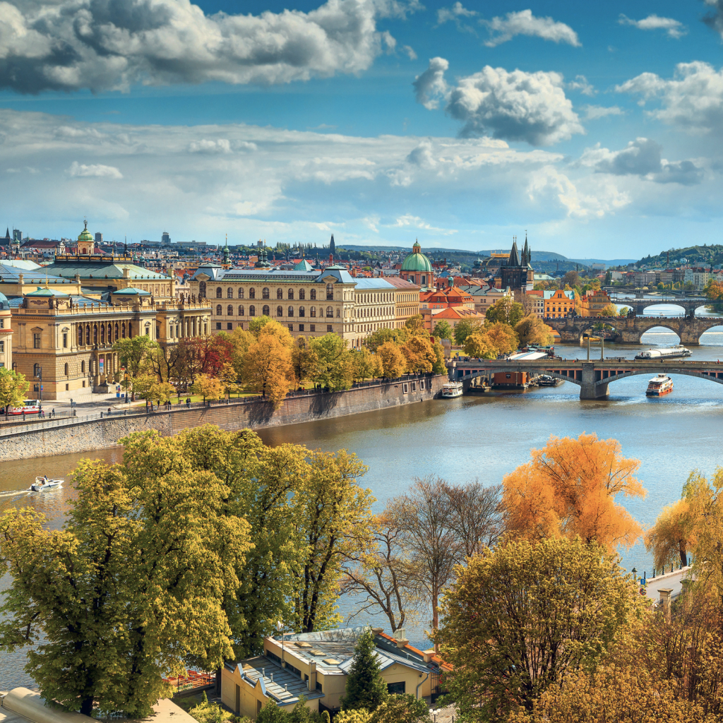 Poznámkový kalendář Praha 2027 - nástěnný kalendář