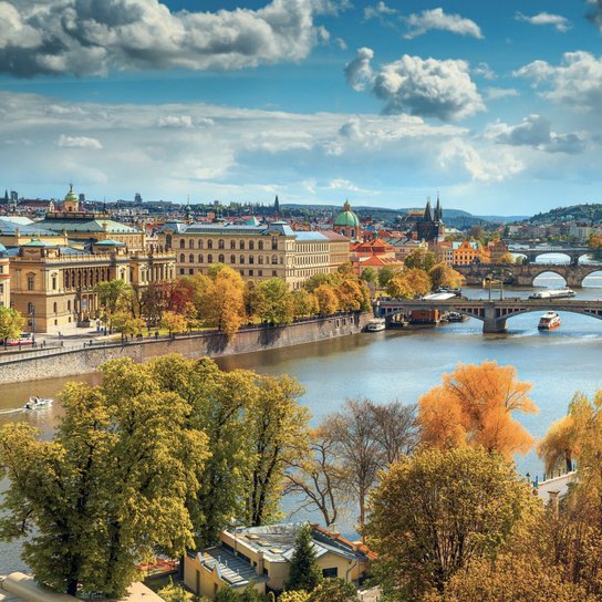 Poznámkový kalendář Praha 2027 - nástěnný kalendář