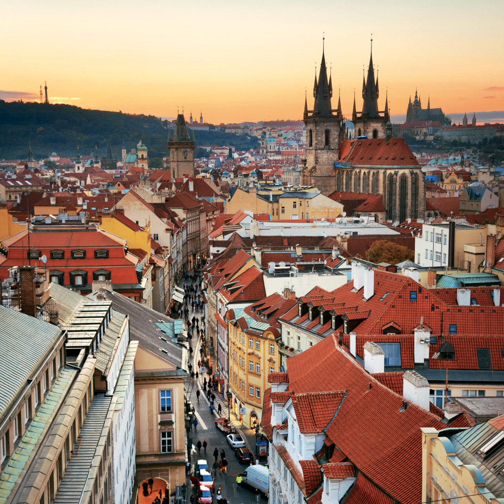Poznámkový kalendář Praha 2027 - nástěnný kalendář