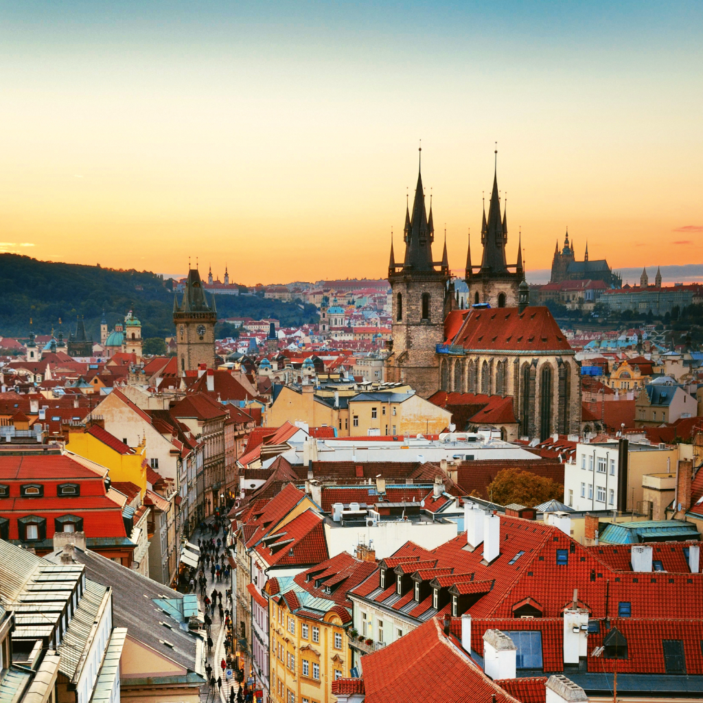Poznámkový kalendář Praha 2027 - nástěnný kalendář