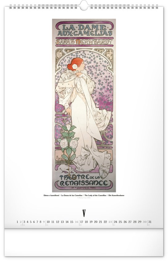 Alfons Mucha 2027 - nástěnný kalendář
