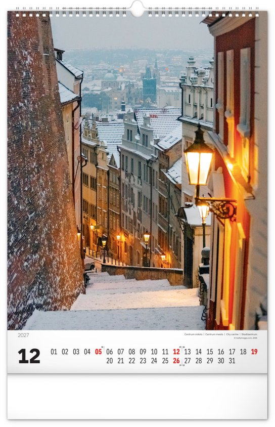 Praha 2027 - nástěnný kalendář