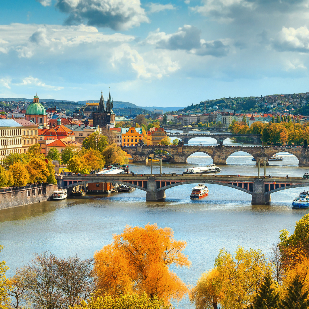 Poznámkový kalendář Praha 2027 - nástěnný kalendář