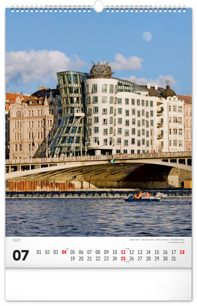Praha 2027 - nástěnný kalendář