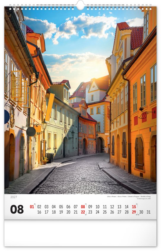 Praha 2027 - nástěnný kalendář