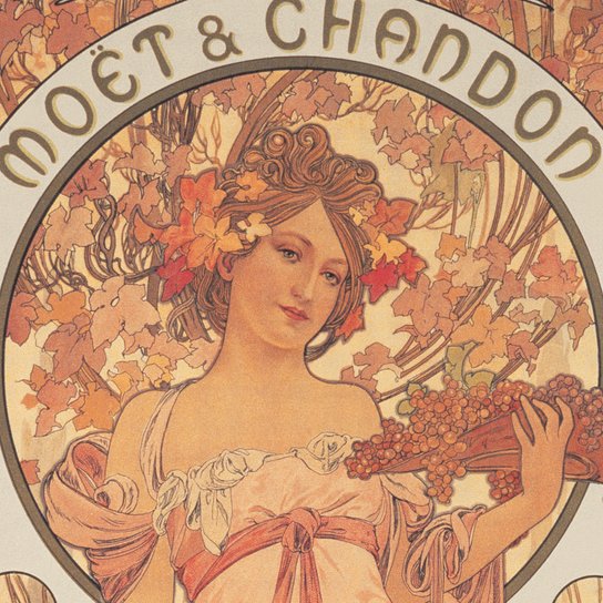 Poznámkový kalendář Alfons Mucha 2027 - nástěnný kalendář