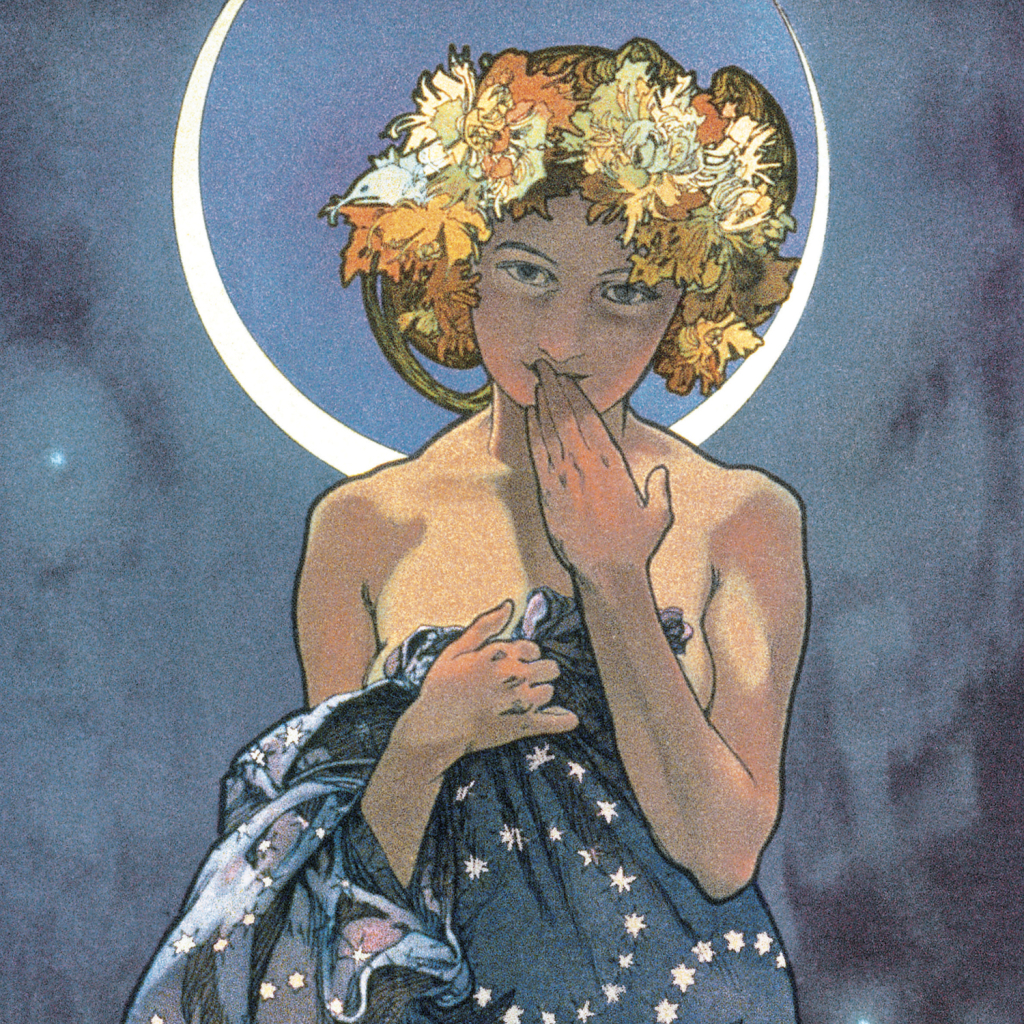 Poznámkový kalendář Alfons Mucha 2027 - nástěnný kalendář