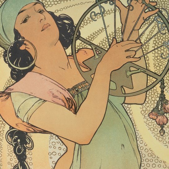 Poznámkový kalendář Alfons Mucha 2027 - nástěnný kalendář