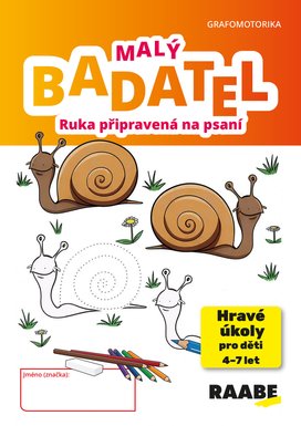 Malý Badatel Ruka připravená na psaní