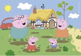 Puzzle 30 dílků Prasátko Peppa 2025