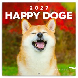 Happy Doge 2027 - nástěnný kalendář