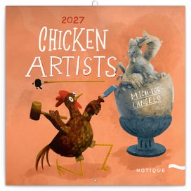 Chicken Artists 2027 - nástěnný kalendář