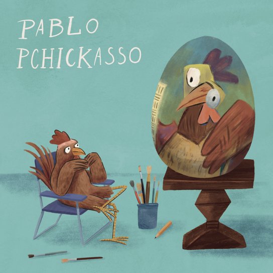 Chicken Artists 2027 - nástěnný kalendář